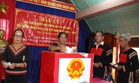 Pemilihan  lebih  dini diadakan di beberapa daerah di Vietnam