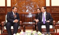 Presiden VN, Tran Dai Quang menerima Duta Besar Kamboja