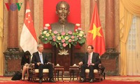 Presiden Vietnam, Tran Dai Quang menerima Deputi PM Singapura, Teo Chee Hean