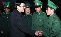 Президент СРВ Чыонг Тан Шанг посетил провинцию Каобанг