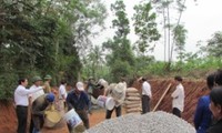 Привлечение населения к участию в строительстве новой деревни в уезде Ньытхань