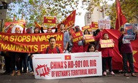 Вьетнамцы во многих странах мира провели антикитайские митинги