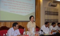 Вице-президент СРВ Нгуен Тхи Зоан провела рабочую встречу с руководителями провинции Ханам