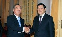 Президент СРВ принял делегацию Торгово-промышленной палаты Японии