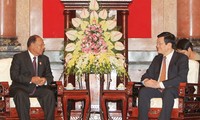 Президент СРВ Чыонг Тан Шанг принял спикера камбоджийского парламента