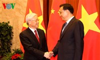 Генсек ЦК КПВ Нгуен Фу Чонг встретился с высшими руководителями Китая