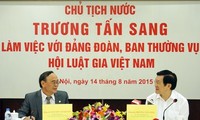 Президент СРВ Чыонг Тан Шанг провел рабочую встречу с Союзом вьетнамских юристов