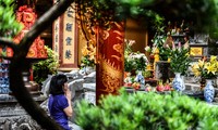 Посещение храма Нге, где поклоняются женщине-генералу Ле Тян