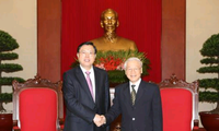 Нгуен Фу Чонг принял главу Постоянного комитета Всекитайского собрания народных представителей