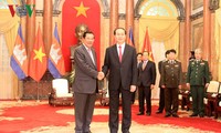 Президент Вьетнама принял премьер-министр Камбоджи