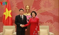 Нгуен Тхи Ким Нган приняла послов Республики Корея и Ирана