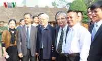 Нгуен Фу Чонг совершил рабочую поездку в провинцию Намдинь