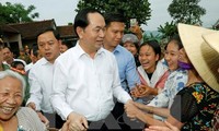 Президент СРВ Чан Дай Куанг совершил рабочую поездку в провинцию Нгеан