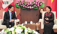 Председатель Нацсобрания Вьетнама приняла премьер-министра Канады