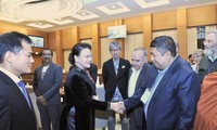 Нгуен Тхи Ким Нган приняла делегацию Исполкома Всемирного совета мира