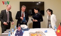 Нгуен Тхи Ким Нган встретилась с председателем Общества австралийско-вьетнамской дружбы