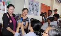 Нгуен Тхи Ким Нган встретилась с избирателями города Кантхо