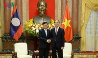 Президент Вьетнама Чан Дай Куанг принял премьера Лаоса Тхонглуна Сисулита