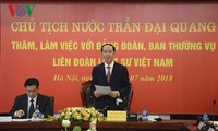 Президент СРВ провел рабочую встречу с представителями Федерации вьетнамских адвокатов