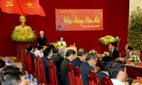 Генсек ЦК КПВ, президент СРВ Нгуен Фу Чонг поздравил провинцию Йенбай с Тэтом