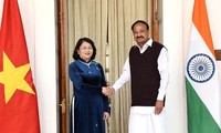 Данг Тхи Нгок Тхинь провела переговоры с вице-президентом Индии