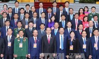 Le président rencontre une délégation du secteur du charbon et de Quang Ninh