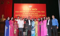 Truong Hoa Binh à la Fête de la grande union nationale à Hanoi