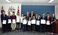Les élèves vietnamiens mis à l’honneur à l’ambassade d’Australie 