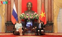 Tran Dai Quang reçoit la présidente du Conseil de la Fédération de Russie