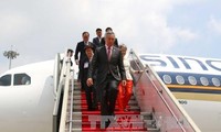 Le Premier ministre singapourien Lee Hsien Loong termine sa visite au Vietnam