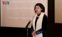 La vice-présidente Dang Thi Ngoc Thinh au Japon