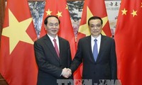 Le président Tran Dai Quang rencontre plusieurs dirigeants chinois