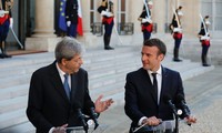 Macron et Gentiloni veulent travailler à “une relance” de l'Europe