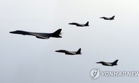 Sortie de 2 bombardiers stratégiques américains B-1B en République de Corée