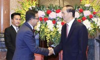 Le président Tran Dai Quang reçoit des responsables internationaux de la Croix-rouge