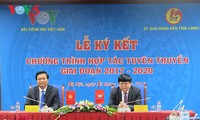 VOV signe un document de coopération avec la province de Long An