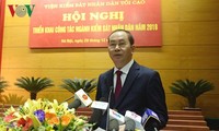 Le président Tran Dai Quang assiste à la conférence du Parquet populaire suprême