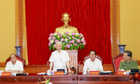 Nguyên Phu Trong à la réunion de la commission policière centrale