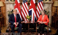 Theresa May et Donald Trump veulent un accord commercial ambitieux post-Brexit