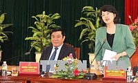 La vice-présidente Dang Thi Ngoc Thinh à Binh Dinh