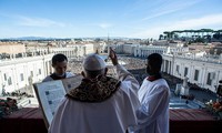 Dans son discours de Noël, le pape François appelle à la paix dans les zones de conflit 
