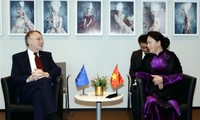 Nguyên Thi Kim Ngân rencontre des responsables belge et européen