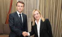 Macron a rencontré Meloni à Rome, avec qui il promet «dialogue et ambition»