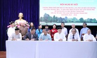 Hô Chi Minh-Ville: 33 organisations religieuses signent un pacte de protection environnementale