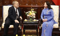 Vo Thi Anh Xuân reçoit l’ambassadeur brésilien sortant