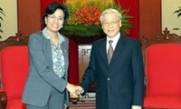 Tổng Bí thư Nguyễn Phú Trọng tiếp Giám đốc Điều hành WB