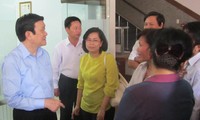  Chủ tịch nước tiếp xúc cử tri quận 1 thành phố Hồ Chí Minh