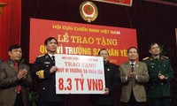 Hội Cựu chiến binh Việt Nam ủng hộ “Quỹ vì Trường Sa thân yêu” 