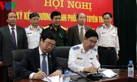 Đài TNVN ký kết tuyên truyền với Bộ tư lệnh cảnh sát biển 