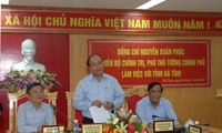 Phó Thủ tướng Nguyễn Xuân Phúc làm việc tại tỉnh Hà Tĩnh